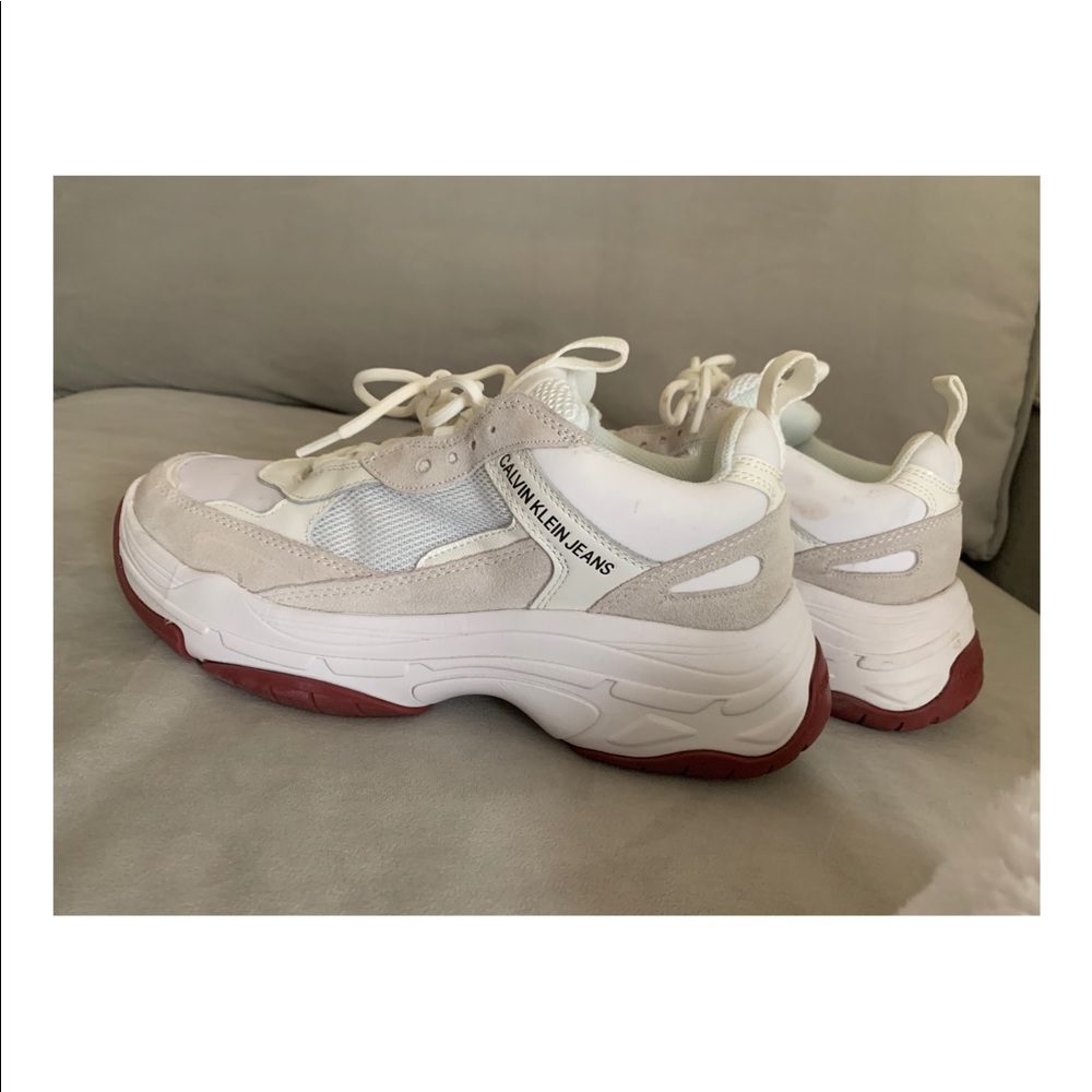 Calvin Klein Marvin Chunky Sole Dad Sneakers White